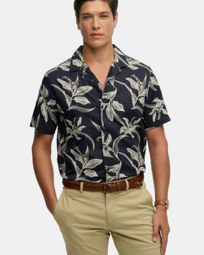 SUPERDRY & CO D1 OVIN HAWAIIAN PRINT S/S SHIRT ΠΟΥΚΑΜΙΣΟ ΑΝΔΡΙΚΟ - SD0APM4011128A000000