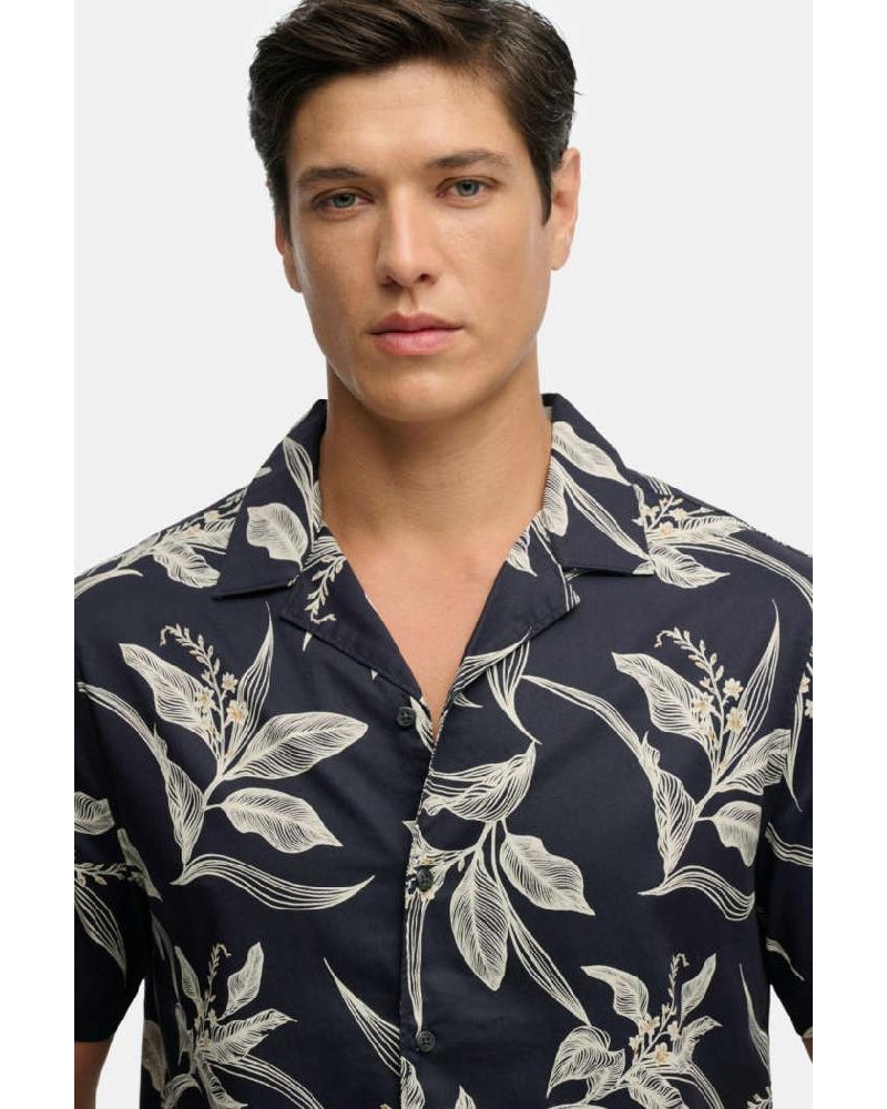 SUPERDRY & CO D1 OVIN HAWAIIAN PRINT S/S SHIRT ΠΟΥΚΑΜΙΣΟ ΑΝΔΡΙΚΟ - SD0APM4011128A000000