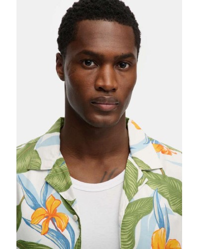 SUPERDRY & CO D1 OVIN HAWAIIAN PRINT S/S SHIRT ΠΟΥΚΑΜΙΣΟ ΑΝΔΡΙΚΟ - SD0APM4011128A000000