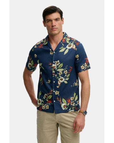SUPERDRY & CO D1 OVIN HAWAIIAN PRINT S/S SHIRT ΠΟΥΚΑΜΙΣΟ ΑΝΔΡΙΚΟ - SD0APM4011128A000000