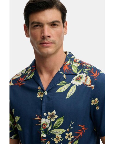 SUPERDRY & CO D1 OVIN HAWAIIAN PRINT S/S SHIRT ΠΟΥΚΑΜΙΣΟ ΑΝΔΡΙΚΟ - SD0APM4011128A000000