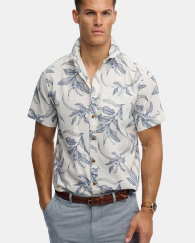 SUPERDRY & CO D2 OVIN VINTAGE LOOM S/S SHIRT ΠΟΥΚΑΜΙΣΟ ΑΝΔΡΙΚΟ - SD0APM4011129A000000