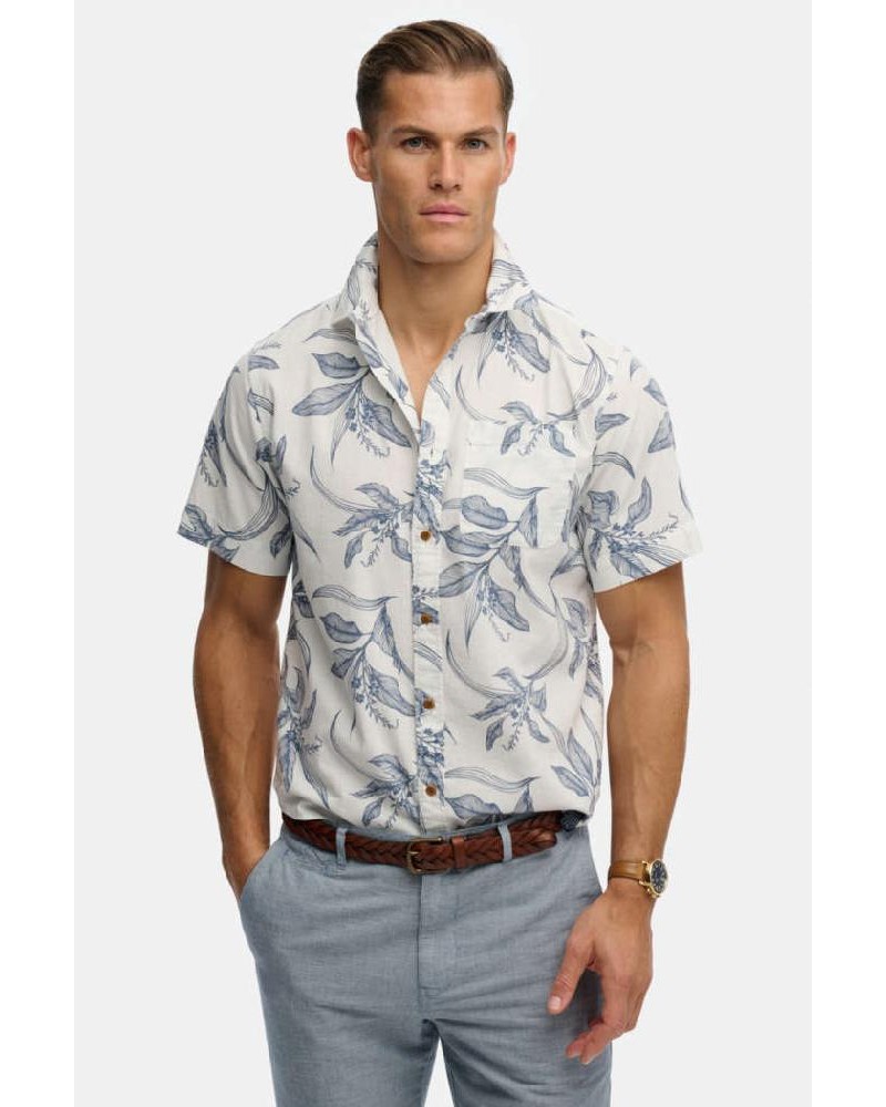 SUPERDRY & CO D2 OVIN VINTAGE LOOM S/S SHIRT ΠΟΥΚΑΜΙΣΟ ΑΝΔΡΙΚΟ - SD0APM4011129A000000