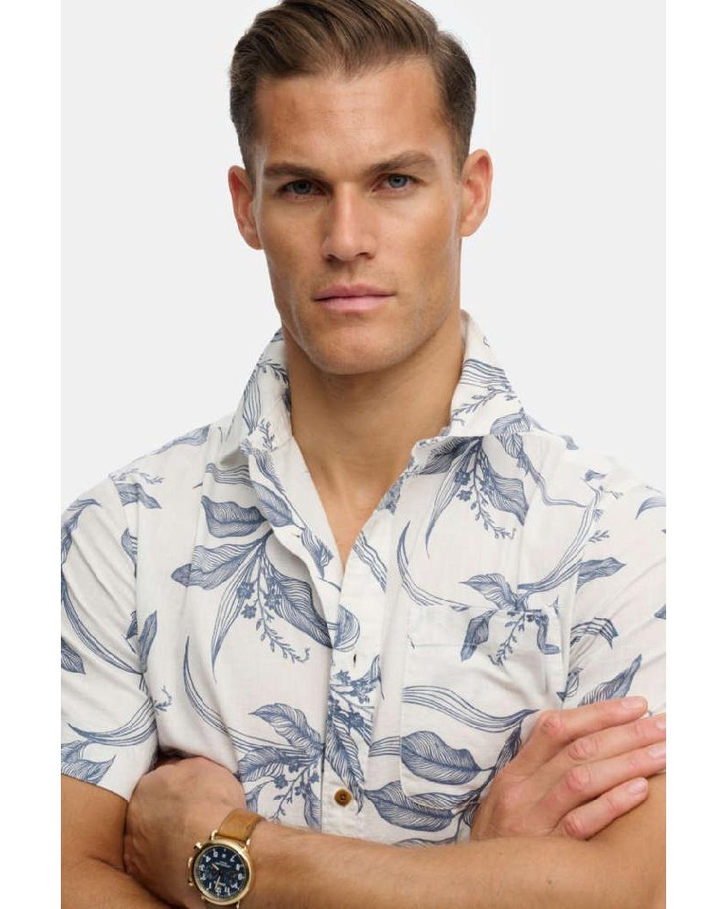 SUPERDRY & CO D2 OVIN VINTAGE LOOM S/S SHIRT ΠΟΥΚΑΜΙΣΟ ΑΝΔΡΙΚΟ - SD0APM4011129A000000