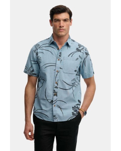 SUPERDRY & CO D2 OVIN VINTAGE LOOM S/S SHIRT ΠΟΥΚΑΜΙΣΟ ΑΝΔΡΙΚΟ - SD0APM4011129A000000