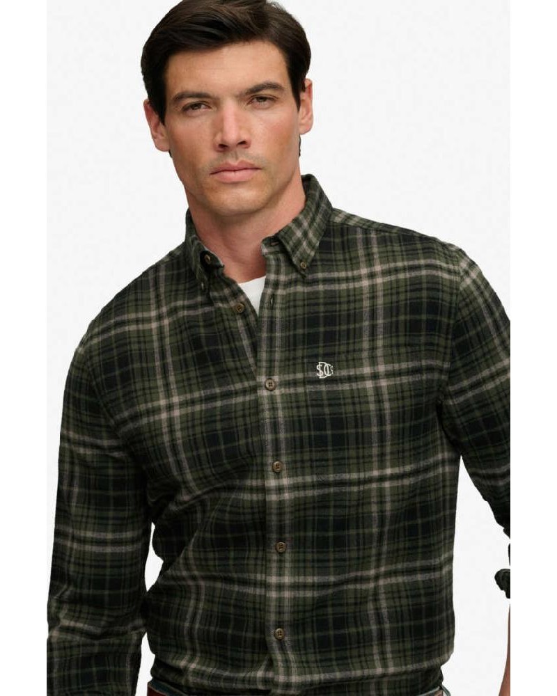 SUPERDRY & CO L/S COTTON LUMBERJACK SHIRT ΠΟΥΚΑΜΙΣΟ ΑΝΔΡΙΚΟ - SD0APM4011197A000000