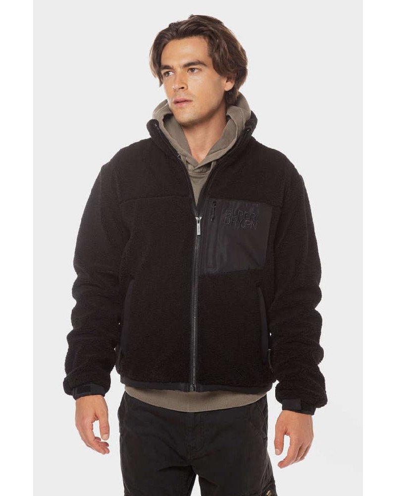SUPERDRY D3 SDCD RELAXED FLEECE TREKKER JACKET ΜΠΟΥΦΑΝ ΑΝΔΡΙΚΟ - SD0APM5011920A000000 SUPERDRY D3 SDCD RELAXED FLEECE TREKKER JACKET ΜΠΟΥΦΑΝ ΑΝΔΡΙΚΟ - SD0APM5011920A000000