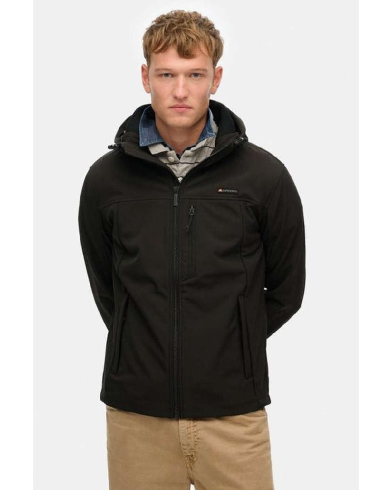 SUPERDRY & CO D1 SDSW HOODED SOFT SHELL TREKKER JKT ΜΠΟΥΦΑΝ ΑΝΔΡΙΚΟ - SD0APM5012103A000000