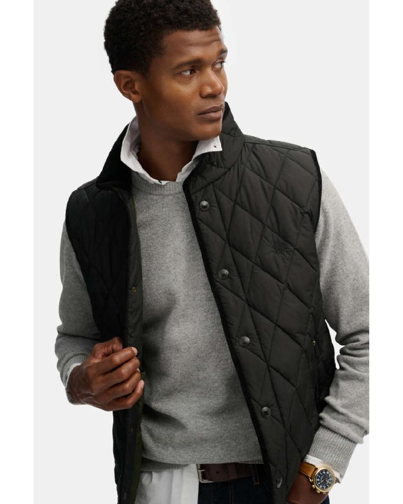 SUPERDRY & CO D3 STUD QUILTED ESTATE GILET ΜΠΟΥΦΑΝ ΑΝΔΡΙΚΟ - SD0APM5012273A000000
