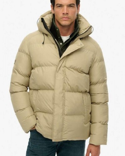 SUPERDRY & CO D2 SDSW HOODED 5 BAFFLE SPORTS PUFFER ΜΠΟΥΦΑΝ ΑΝΔΡΙΚΟ - SD0APM5012285A000000
