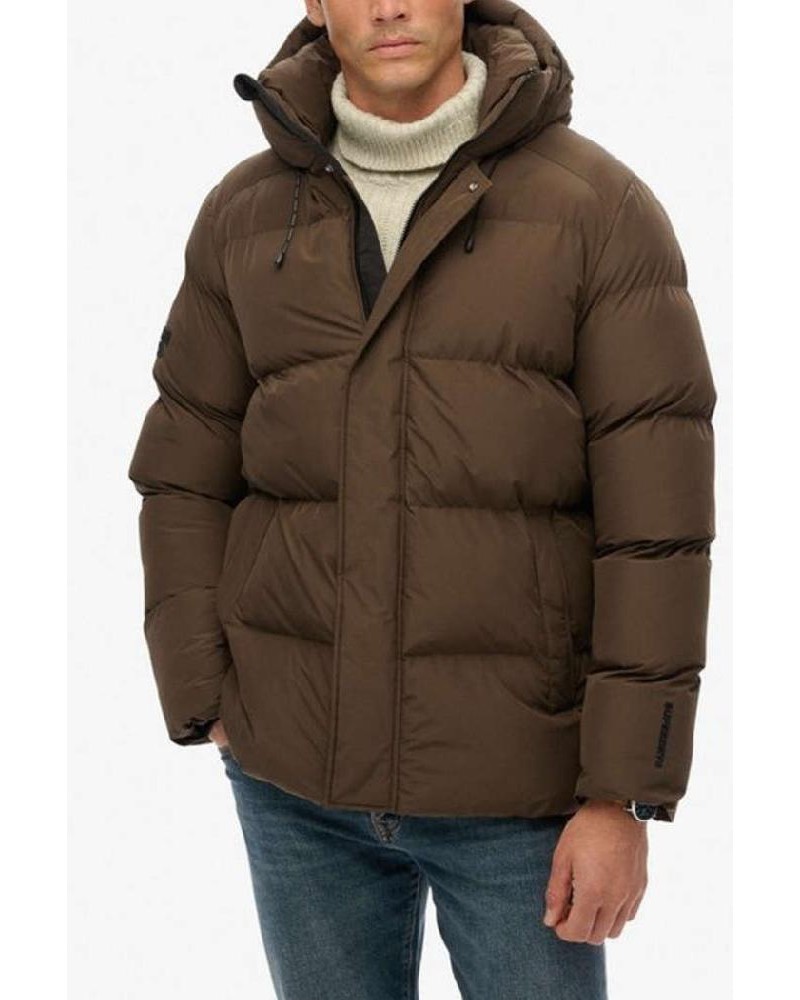 SUPERDRY & CO D2 SDSW HOODED 5 BAFFLE SPORTS PUFFER ΜΠΟΥΦΑΝ ΑΝΔΡΙΚΟ - SD0APM5012285A000000