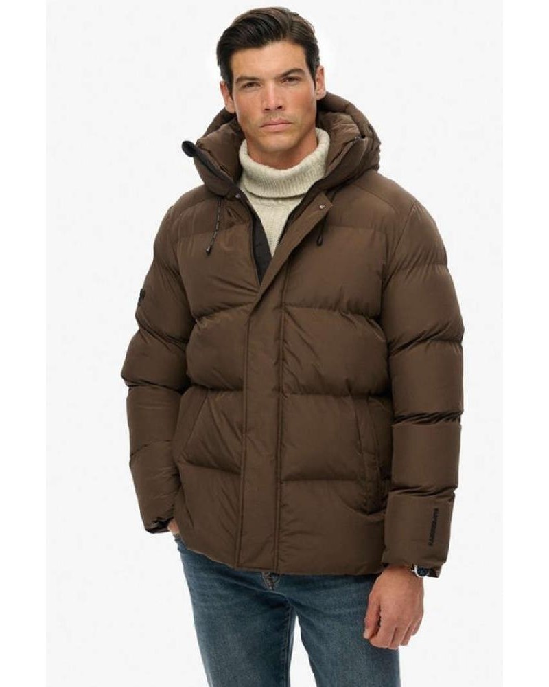 SUPERDRY & CO D2 SDSW HOODED 5 BAFFLE SPORTS PUFFER ΜΠΟΥΦΑΝ ΑΝΔΡΙΚΟ - SD0APM5012285A000000