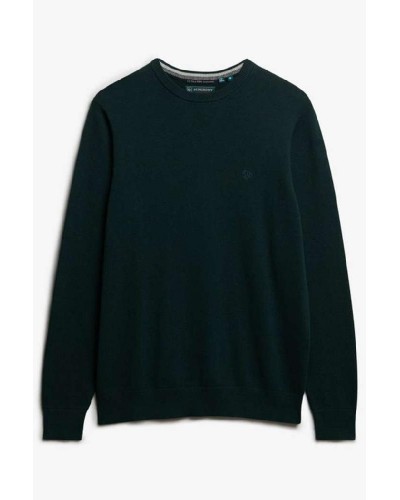 SUPERDRY & CO D1 STUD ESSENTIALS COTTON JUMPER ΠΛΕΚΤΟ ΑΝΔΡΙΚΟ - SD0APM6110691A000000