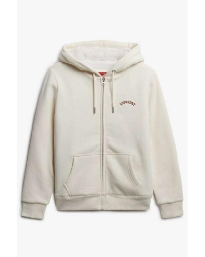 SUPERDRY & CO D2 OVIN BORG LINED ZIPHOOD ΦΟΥΤΕΡ ΓΥΝΑΙΚΕΙΟ - SD0APW2012323A000000