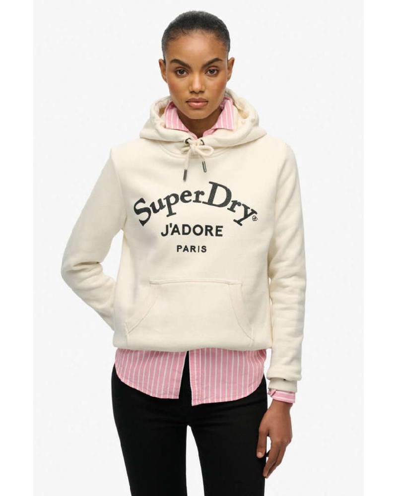 SUPERDRY & CO D2 OVIN BRAND MARK RELAXED HOOD ΦΟΥΤΕΡ ΓΥΝΑΙΚΕΙΟ - SD0APW2012396A000000