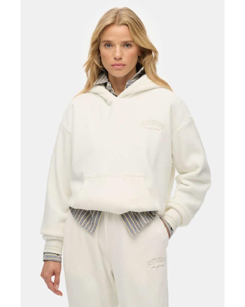SUPERDRY & CO D2 SDSW COUNTRY CLUB VELOUR RELAX HOOD ΦΟΥΤΕΡ ΓΥΝΑΙΚΕΙΟ - SD0APW2012545A000000