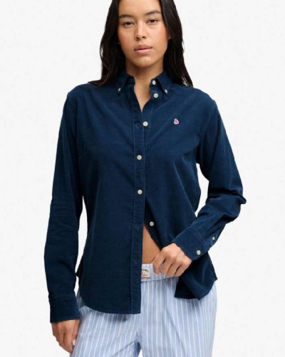 SUPERDRY & CO NEEDLE CORD BD L/S SHIRT ΠΟΥΚΑΜΙΣΟ ΓΥΝΑΙΚΕΙΟ - SD0APW4010591A000000