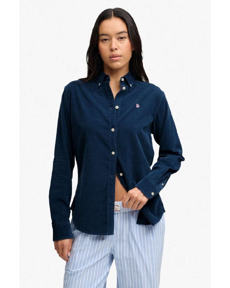SUPERDRY & CO NEEDLE CORD BD L/S SHIRT ΠΟΥΚΑΜΙΣΟ ΓΥΝΑΙΚΕΙΟ - SD0APW4010591A000000 SUPERDRY & CO NEEDLE CORD BD L/S SHIRT ΠΟΥΚΑΜΙΣΟ ΓΥΝΑΙΚΕΙΟ - SD0APW4010591A000000