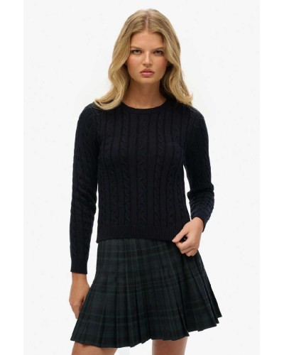 SUPERDRY & CO D2 OVIN ESSENTIALS SLIM CABLE JUMPER ΠΛΕΚΤΟ ΓΥΝΑΙΚΕΙΟ - SD0APW6110685A000000