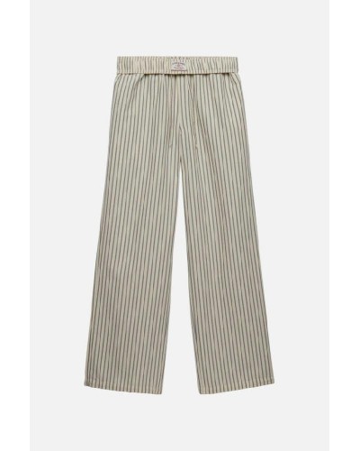 SUPERDRY & CO D2 OVIN COTTON STRIPE ELASTIC TROUSER ΠΑΝΤΕΛΟΝΙ ΓΥΝΑΙΚΕΙΟ - SD0APW7011273A000000