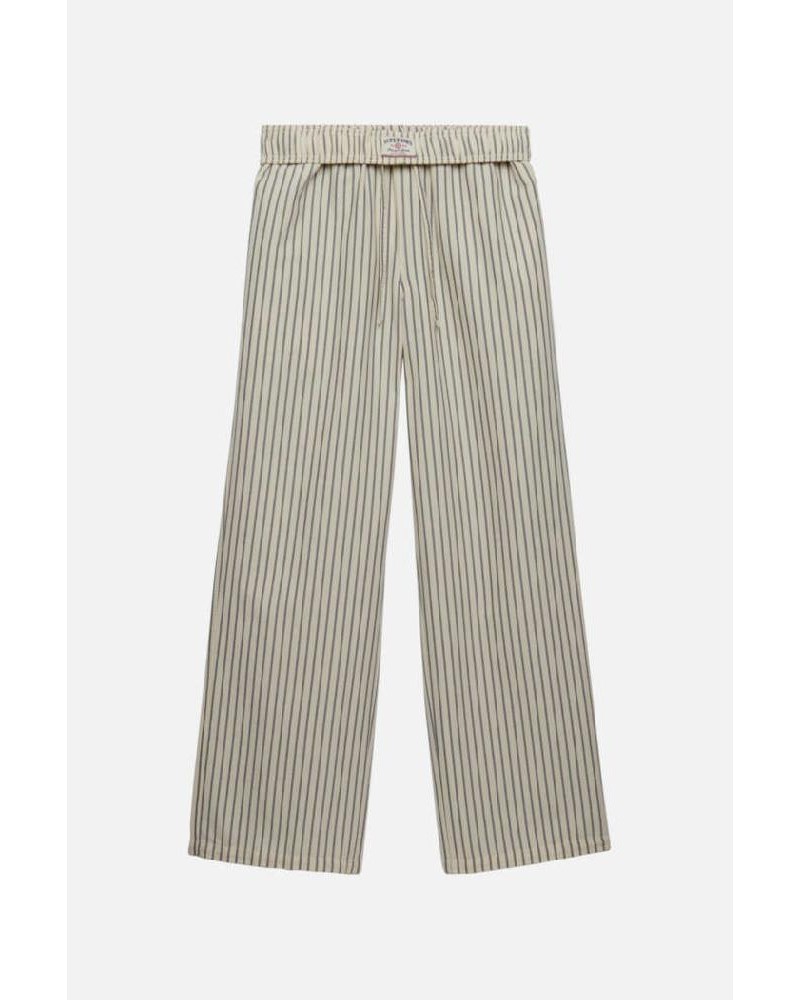 SUPERDRY & CO D2 OVIN COTTON STRIPE ELASTIC TROUSER ΠΑΝΤΕΛΟΝΙ ΓΥΝΑΙΚΕΙΟ - SD0APW7011273A000000
