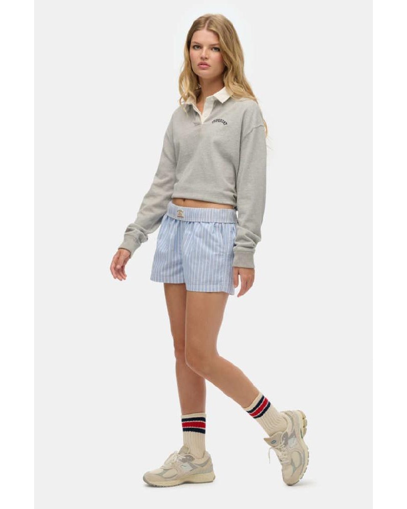 SUPERDRY & CO D3 OVIN COTTON STRIPE ELASTIC SHORT ΣΟΡΤΣ ΓΥΝΑΙΚΕΙΟ - SD0APW7110476A000000