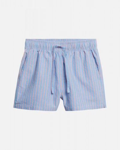 SUPERDRY & CO D3 OVIN COTTON STRIPE ELASTIC SHORT ΣΟΡΤΣ ΓΥΝΑΙΚΕΙΟ - SD0APW7110476A000000