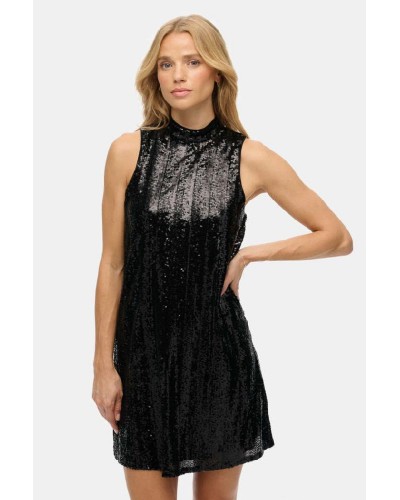SUPERDRY & CO D3 STUD SL SEQUIN A LINE MINI DRESS ΦΟΡΕΜΑ ΓΥΝΑΙΚΕΙΟ - SD0APW8012035A000000