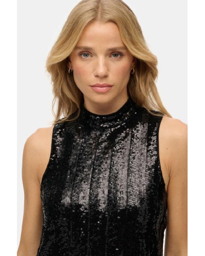 SUPERDRY & CO D3 STUD SL SEQUIN A LINE MINI DRESS ΦΟΡΕΜΑ ΓΥΝΑΙΚΕΙΟ - SD0APW8012035A000000