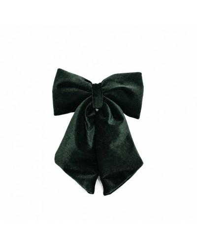 VIND.GR VLVT GREEN    Φιογκος για τα μαλλια με μπαρετα - 2241231008