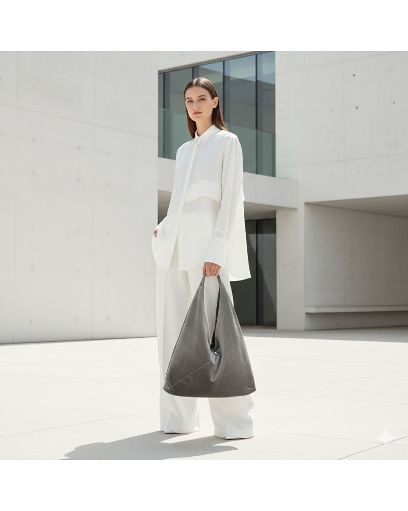 VIND.GR OVRSZD_VLVT_PURO Τσαντα oversized - 2251441022