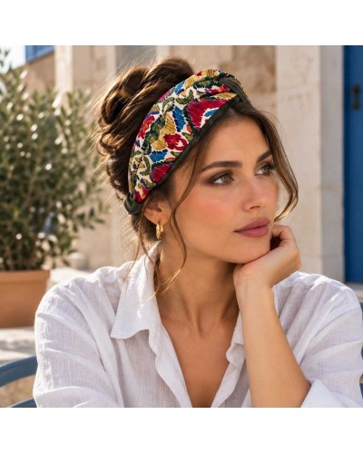 VIND.GR TS_VLVT_RBBN_SELVA Μπαντανα Κορδελα Μαλλιων - 2261242009